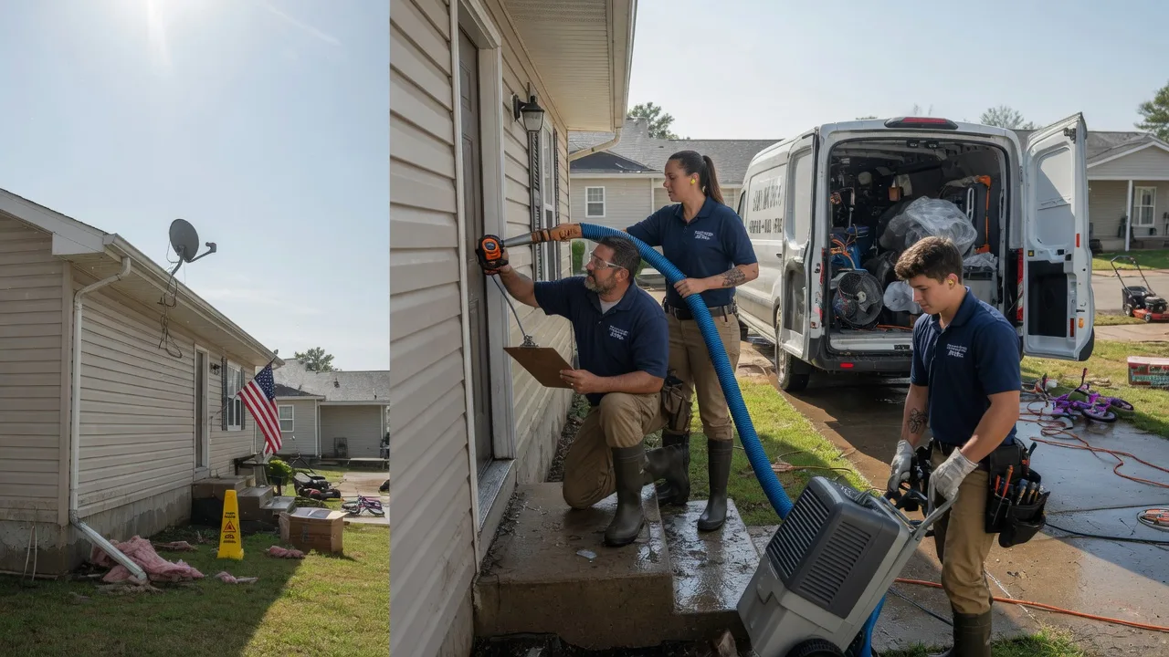 Ceiling Water Damage Restoration in Hugo, OK near me
